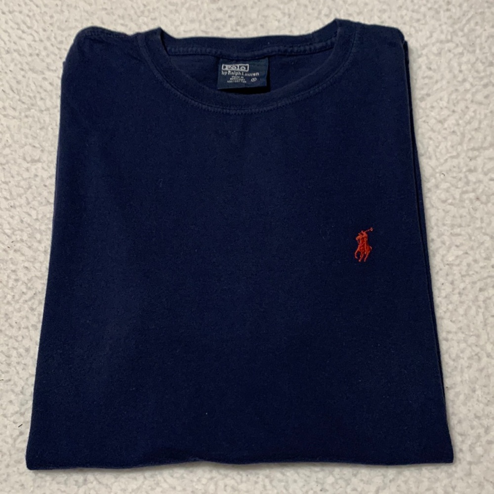 Men’s Ralph Lauren Polo Navy Tee, EUC, Size Small